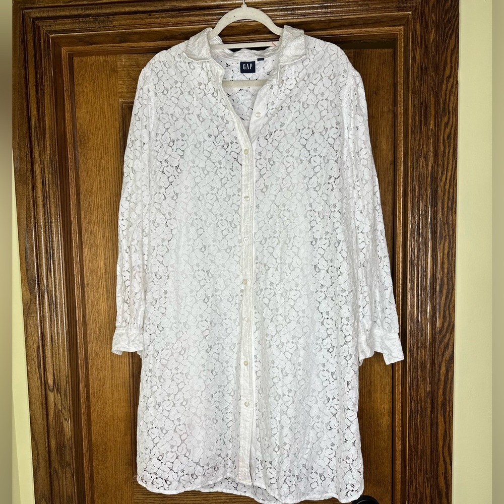 Gap White lace dress (xxl)